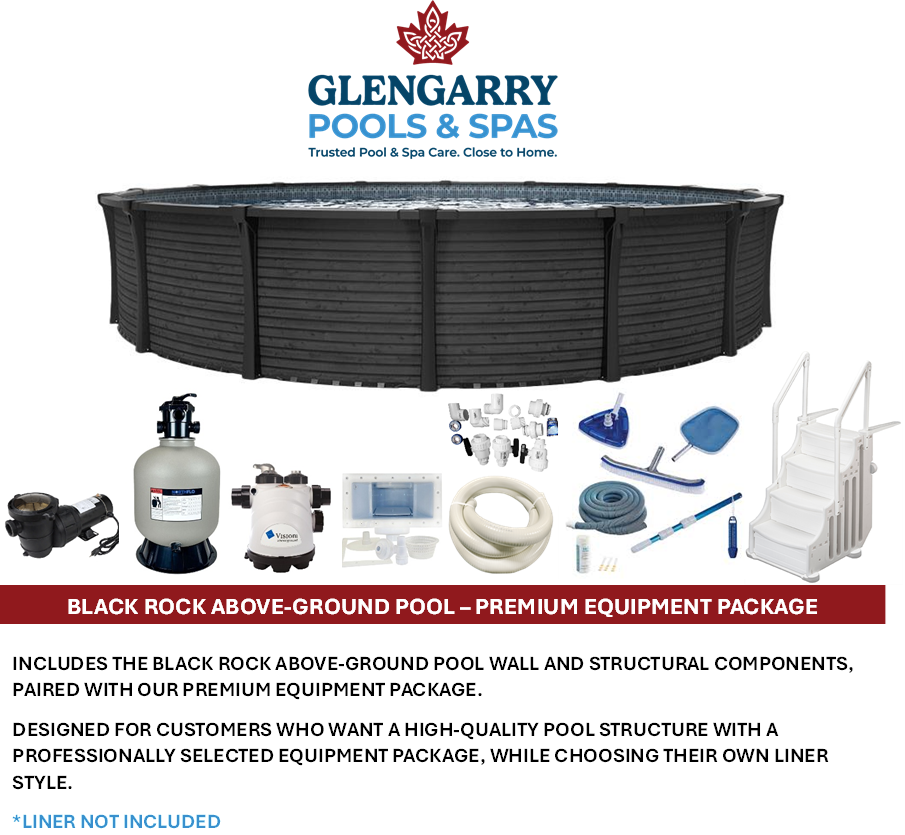 Black Rock Series Above-Ground Pool