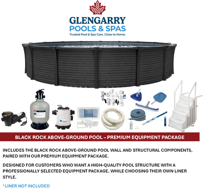Black Rock Series Above-Ground Pool
