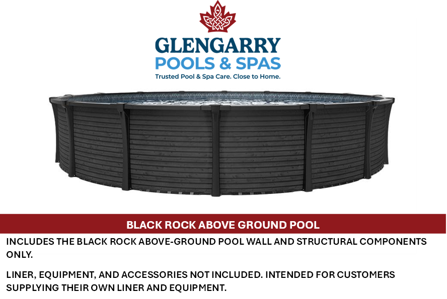 Black Rock Series Above-Ground Pool