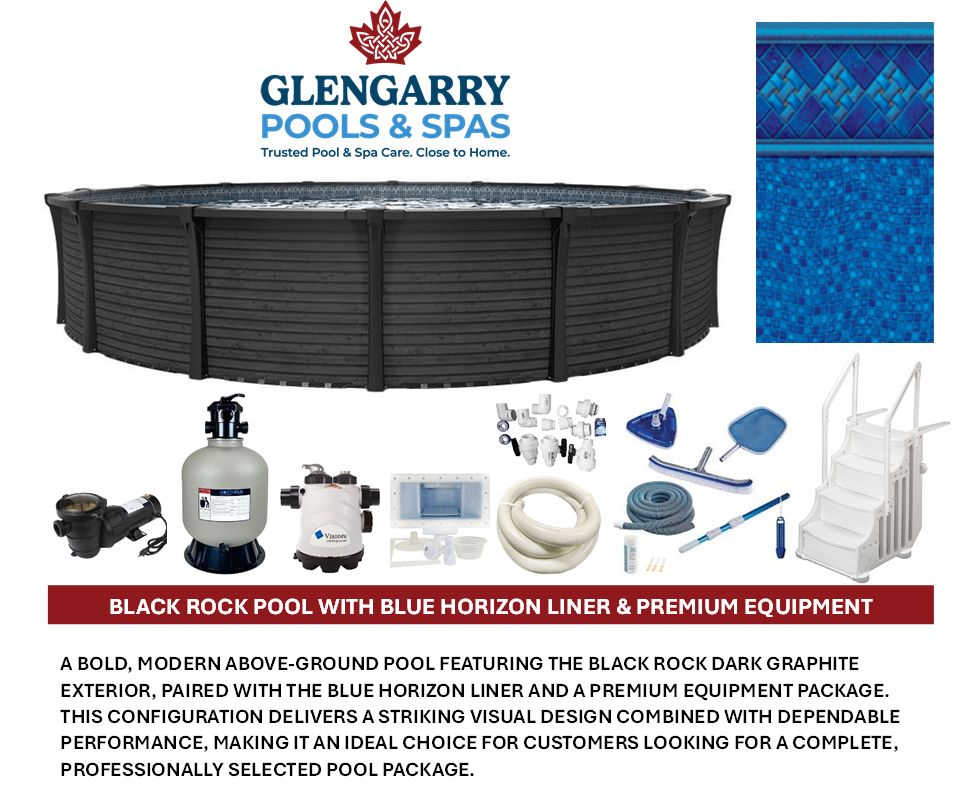 Black Rock Series Above-Ground Pool