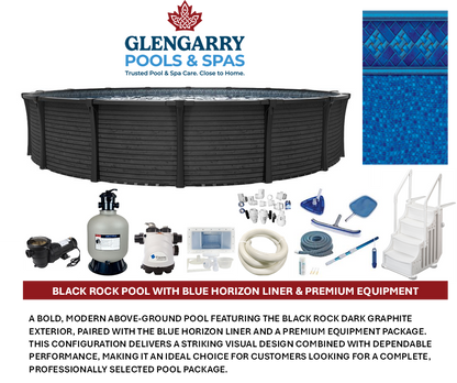 Black Rock Series Above-Ground Pool