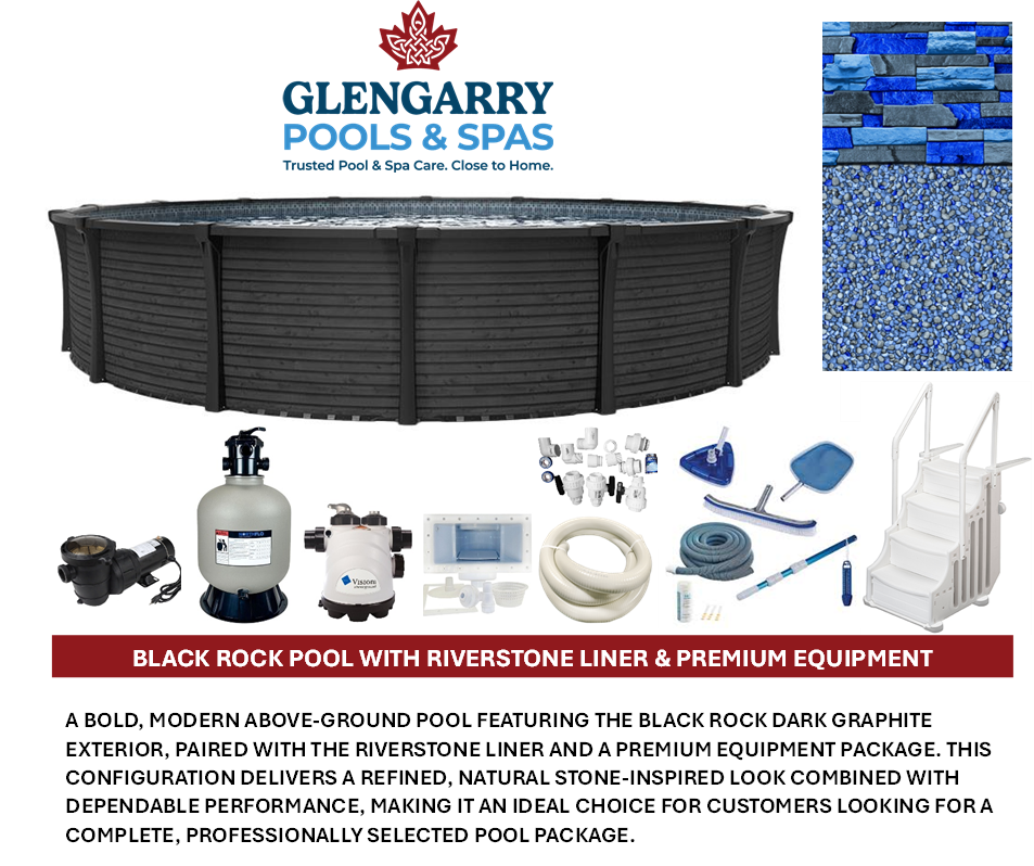 Black Rock Series Above-Ground Pool