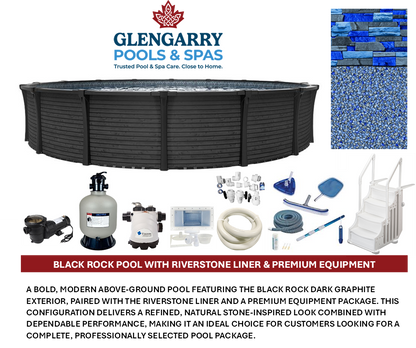 Black Rock Series Above-Ground Pool