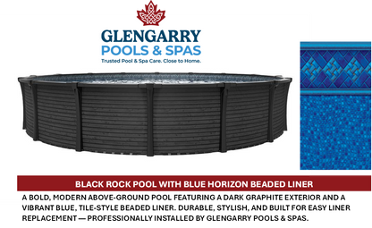 Black Rock Series Above-Ground Pool